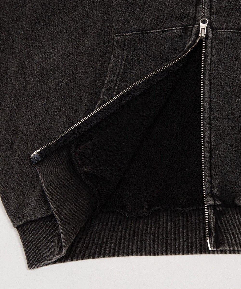 WEGO 【ユニセックス着用ITEM】ブリーチグラフィックZIPパーカー 