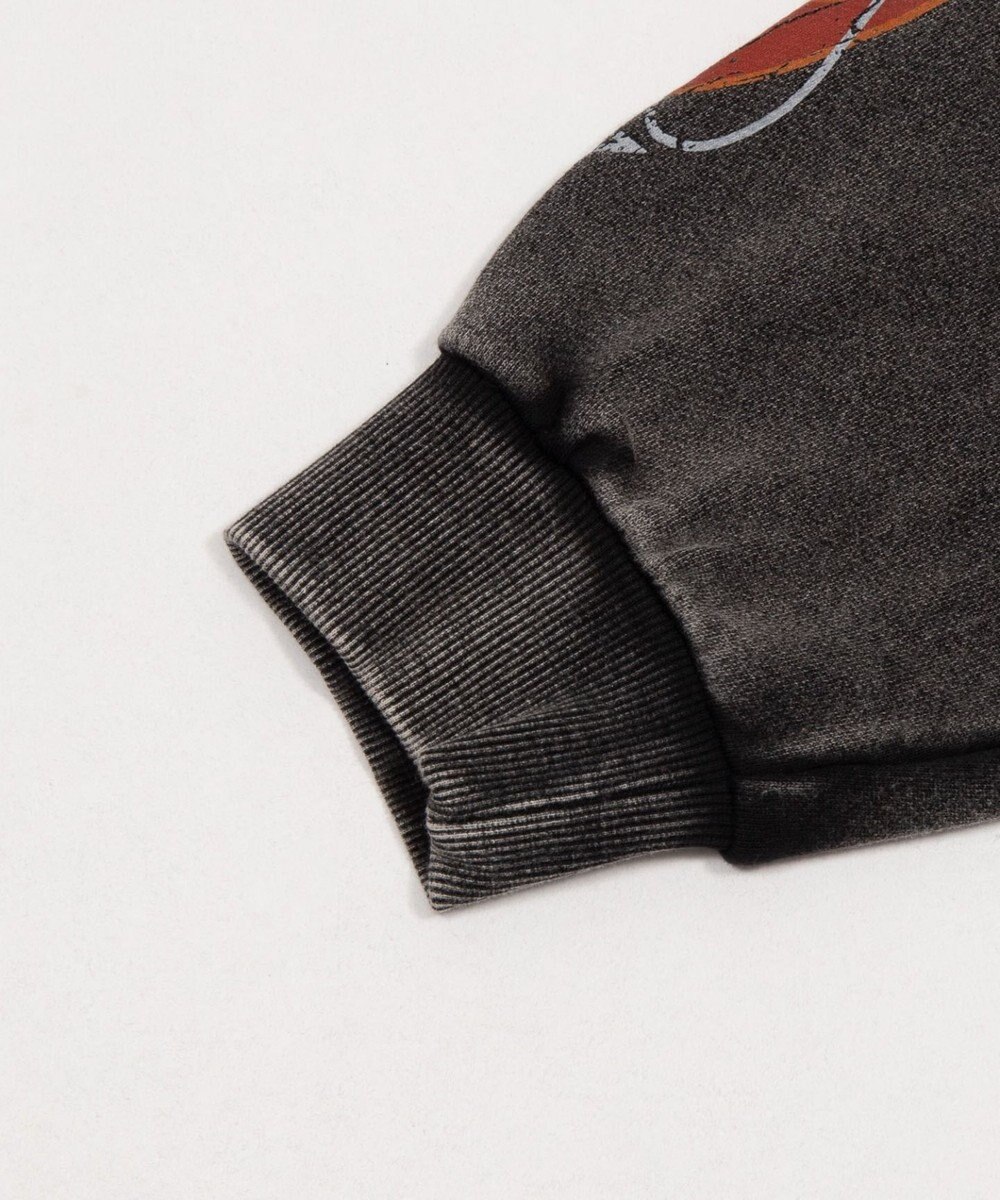 WEGO 【ユニセックス着用ITEM】ブリーチグラフィックZIPパーカー 