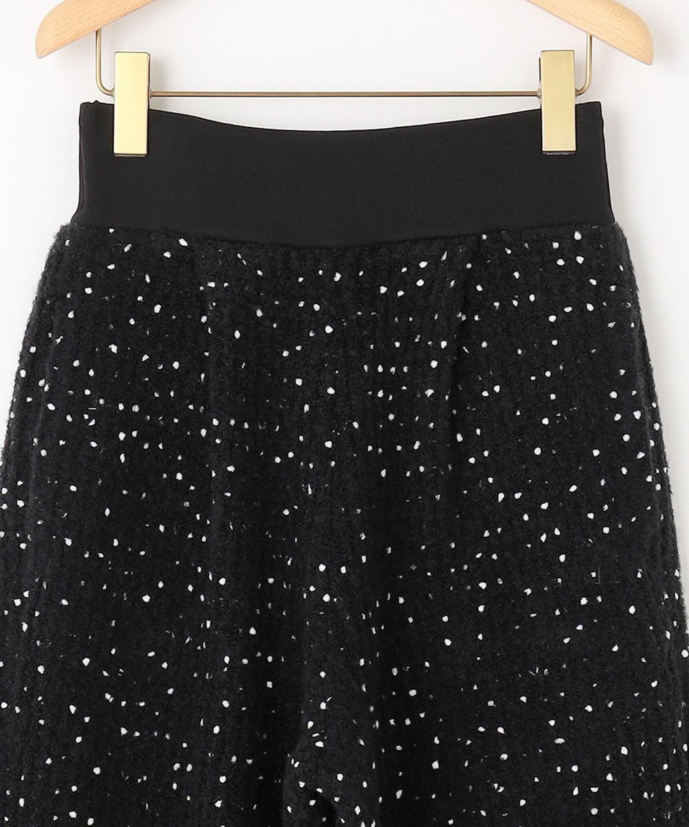 組曲 【組曲×setsuko sagittaire】ツィードニットタックパンツ 