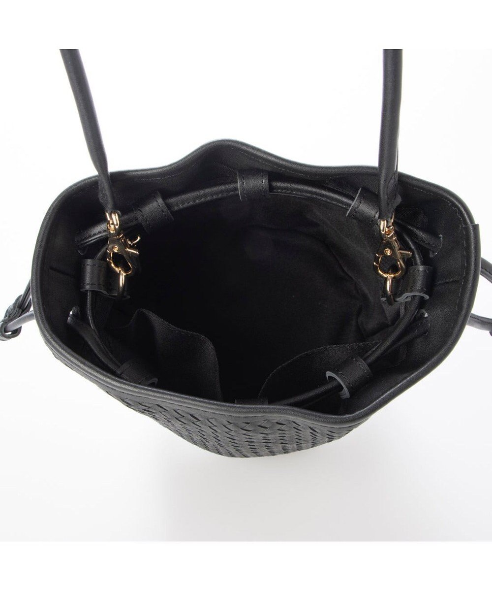 UNBILLION 【テレビ ドラマ着用アイテム】ペルケ perche / レザーメッシュ2wayバゲットバッグ 