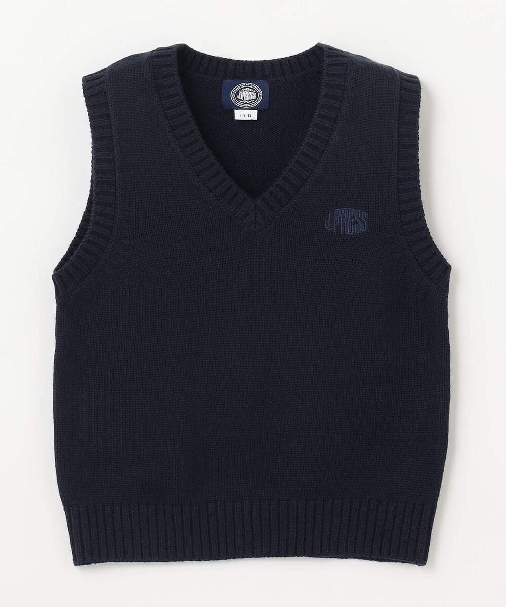 J.PRESS KIDS 【110-130cm】ロゴ入りニット ベスト 