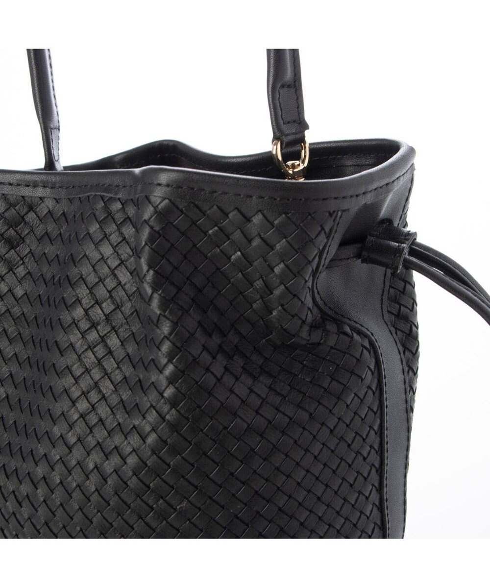 UNBILLION 【テレビ ドラマ着用アイテム】ペルケ perche / レザーメッシュ2wayバゲットバッグ 