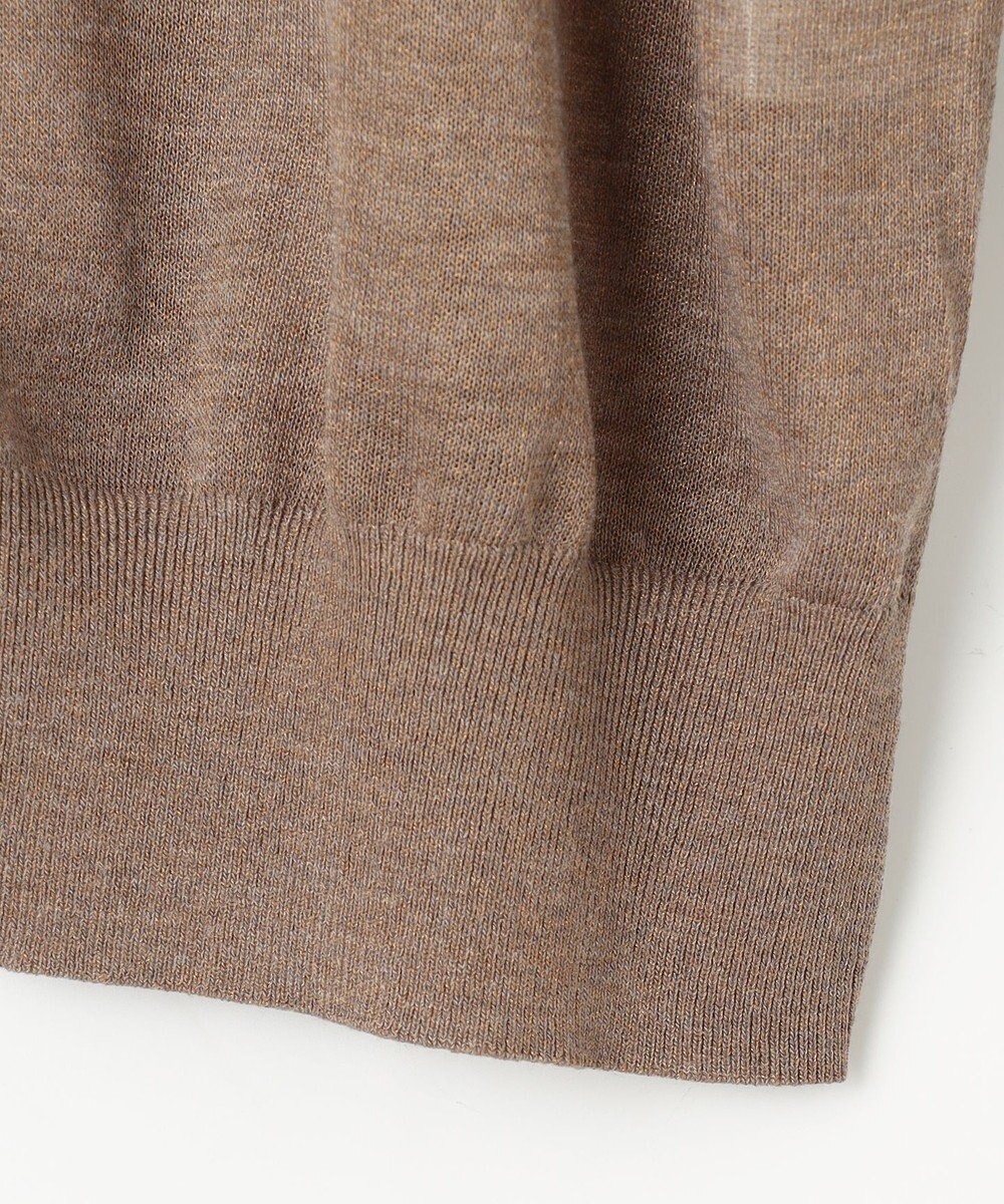 23区 S 【洗える】シャイニーシアー ニットパーカー 