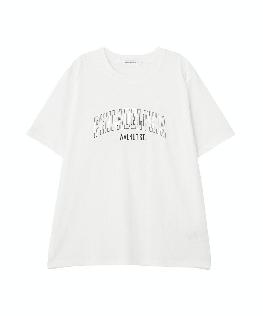 AMERICAN HOLIC 【マルチ機能】カレッジロゴＴシャツ 