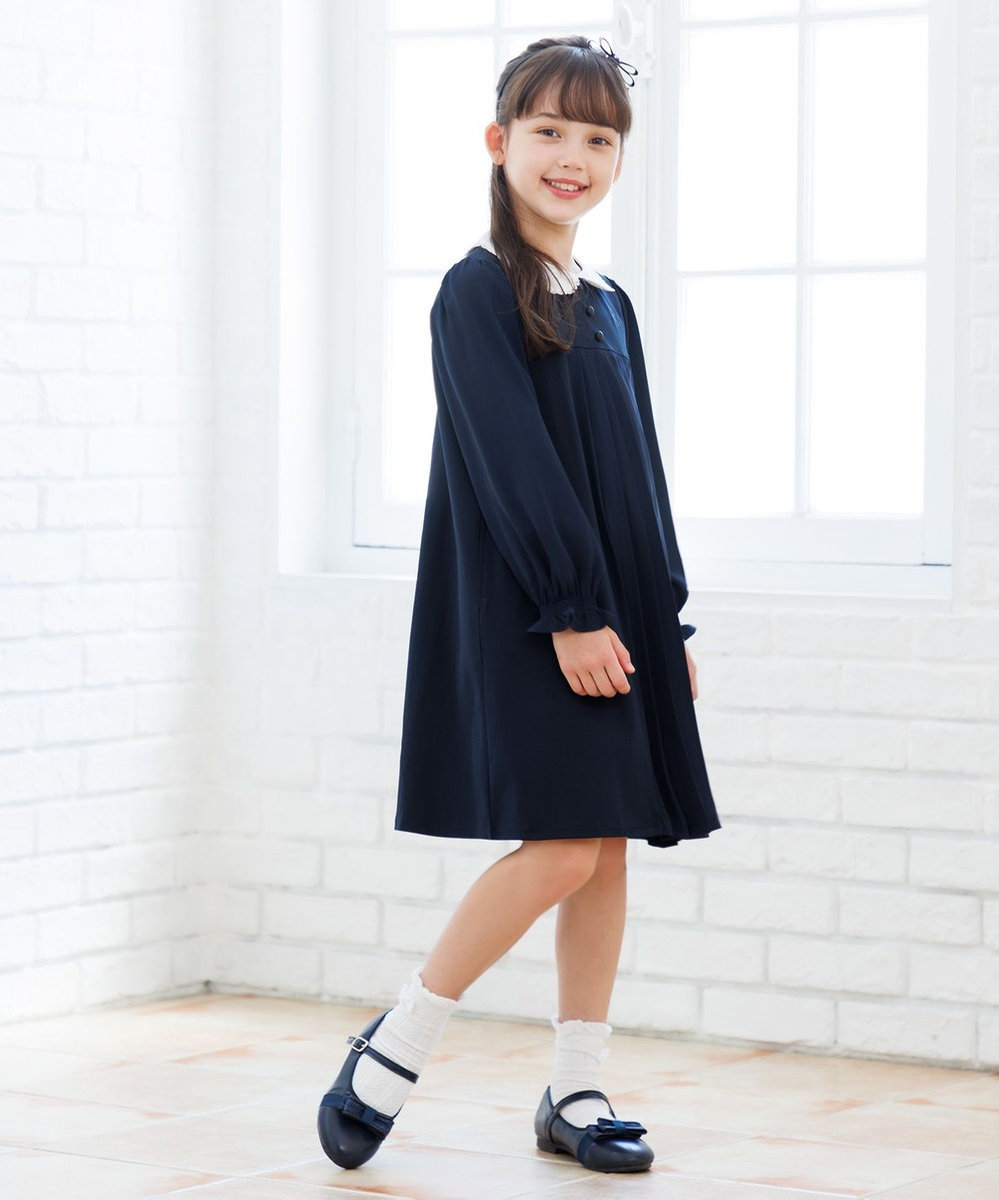 組曲 KIDS 【110-140㎝】ノーブルネイビー ワンピース 