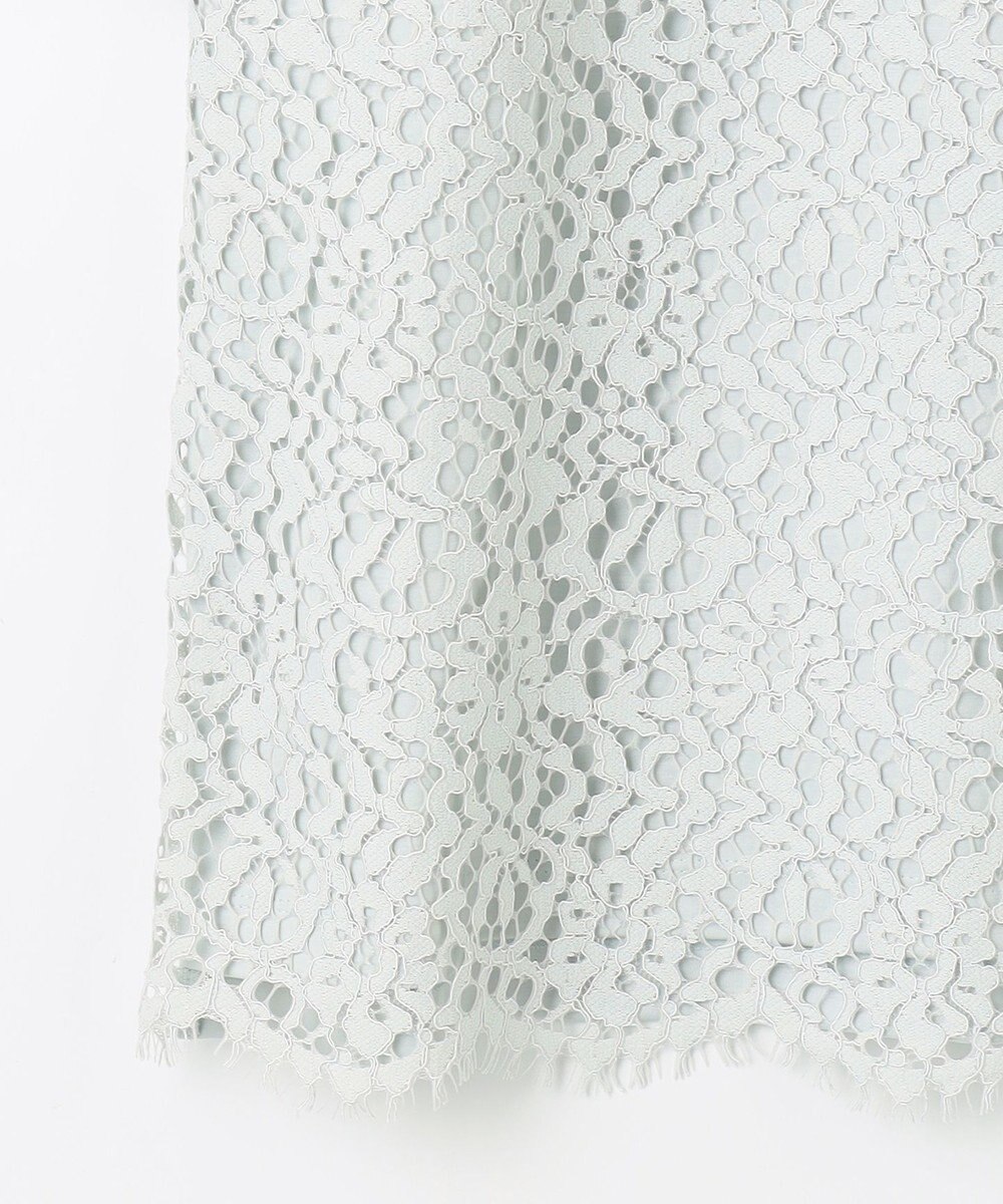 自由区 L 【洗える】レースコンビ Tシャツ 