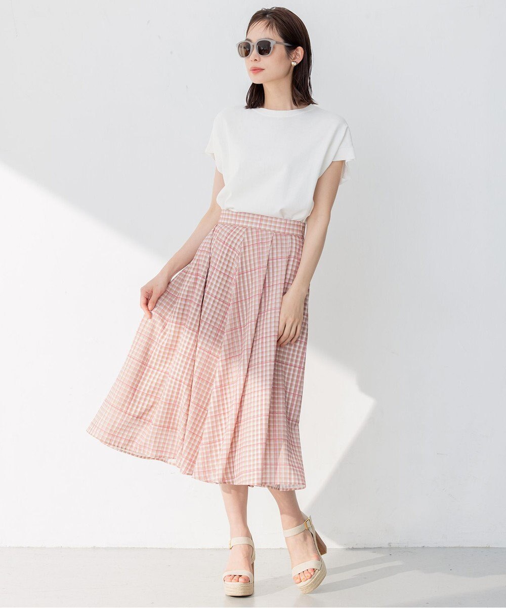 組曲 L 【洗える・型崩れしにくい】CHAI ニットTシャツ 