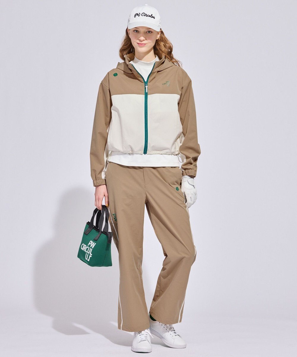 PW CIRCULUS 【花粉がつきにくい】【WOMEN】セミワイドパンツ ゴルフウェア レディース 