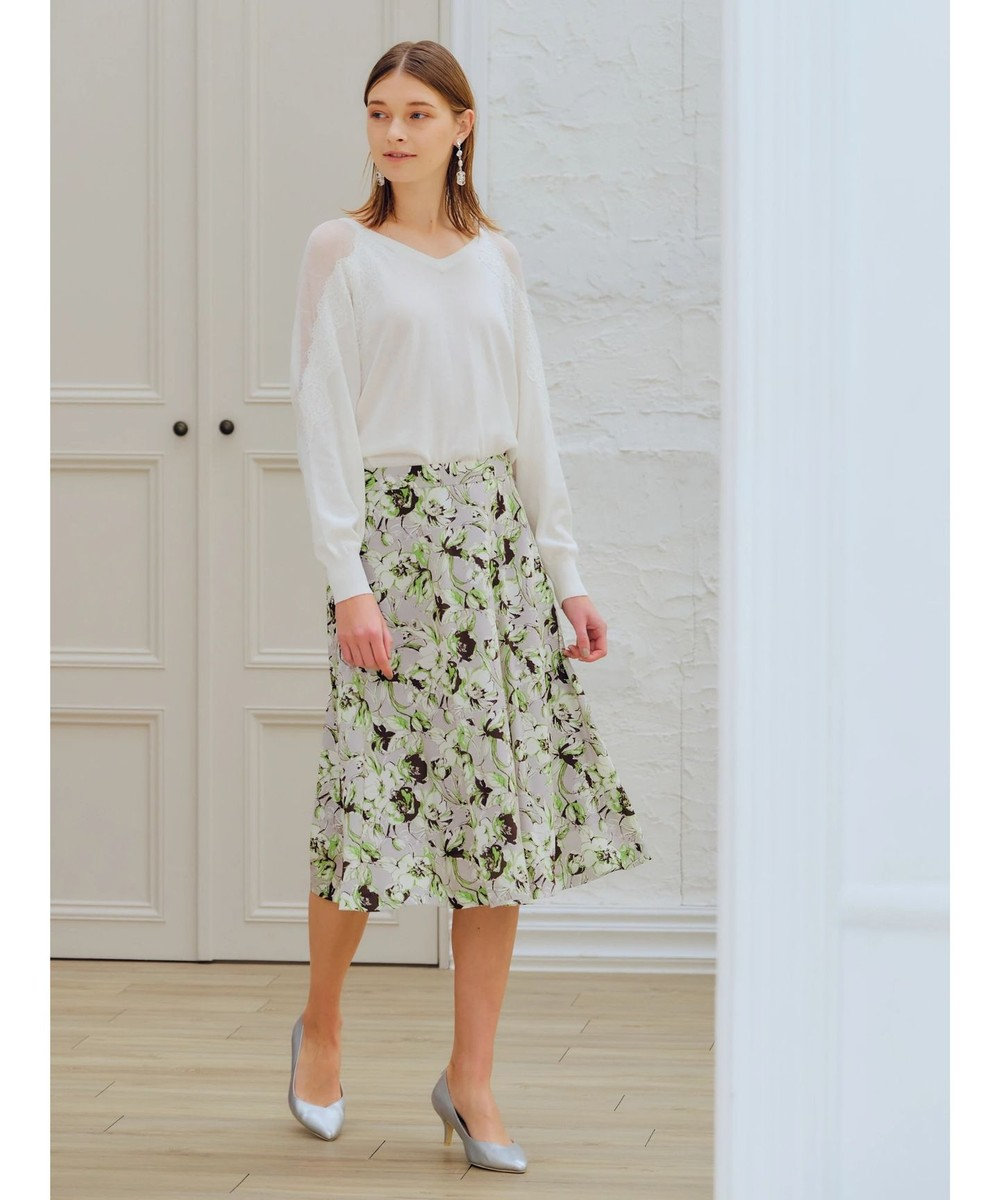 p ボタニカル花柄フレアスカート Yecca Vecca ファッション通販 公式通販 オンワード クローゼット p ボタニカル花柄フレアスカート Yecca Vecca ファッション通販 公式通販 オンワード クローゼット