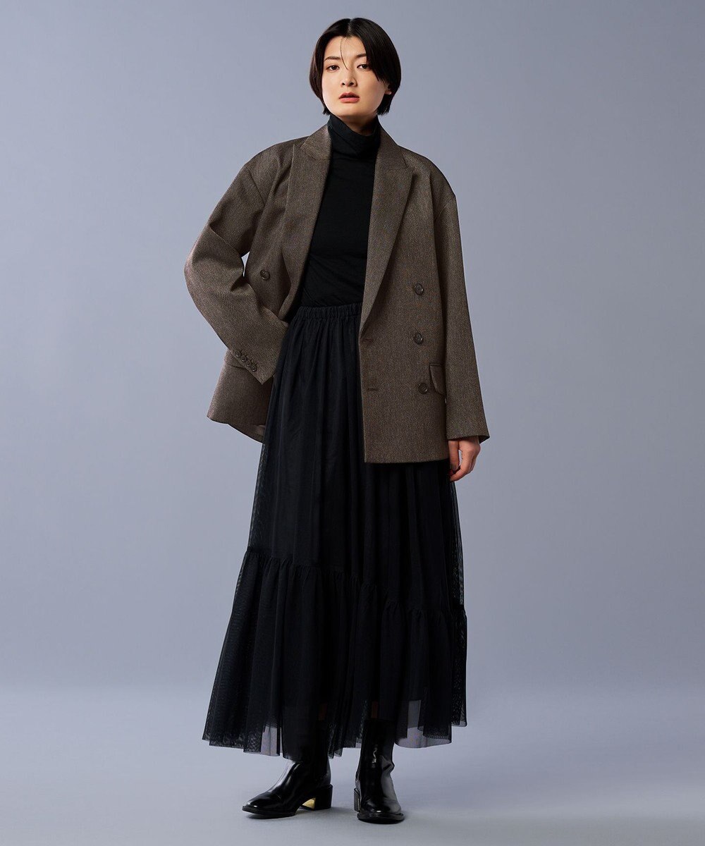 uncrave 【洗濯機洗い可】カクテルチュール スカート（uncrave STANDARD） 