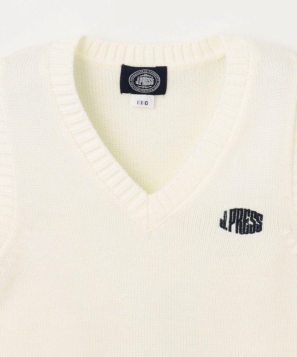 J.PRESS KIDS 【110-130cm】ロゴ入りニット ベスト 