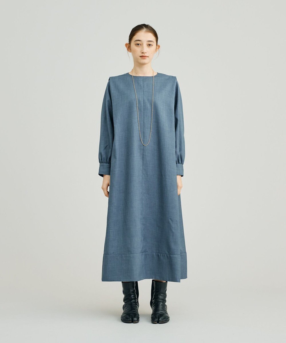 J.PRESS YORK STREET 【WOMEN】ショルダータック ワンピース 