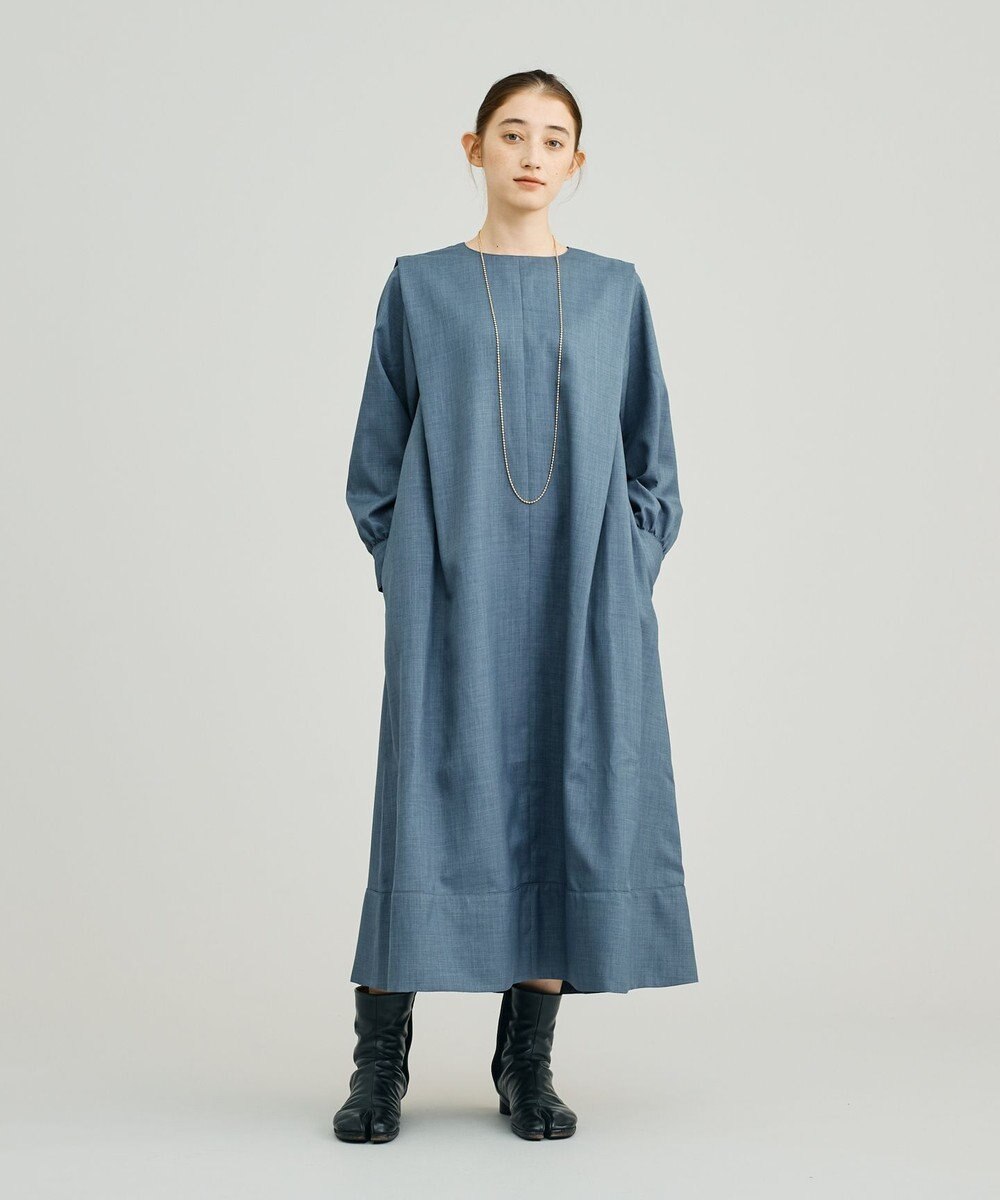 J.PRESS YORK STREET 【WOMEN】ショルダータック ワンピース 