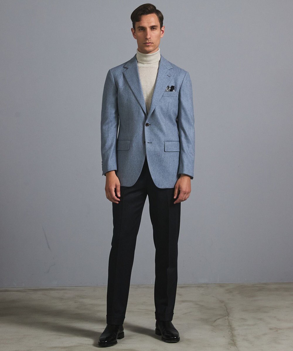 GOTAIRIKU 新色追加【一部ストレッチ】カシミヤブレンド 定番ツイードジャケット(25年モデル) 