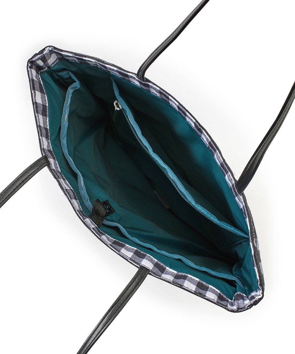 LeSportsac VERTICAL CITY TOTE/アップタウンギンガム/ブラック 