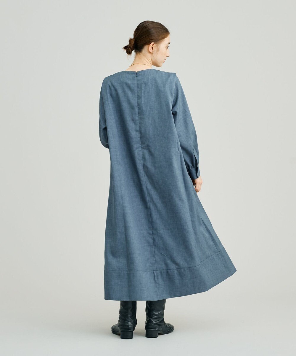 J.PRESS YORK STREET 【WOMEN】ショルダータック ワンピース 