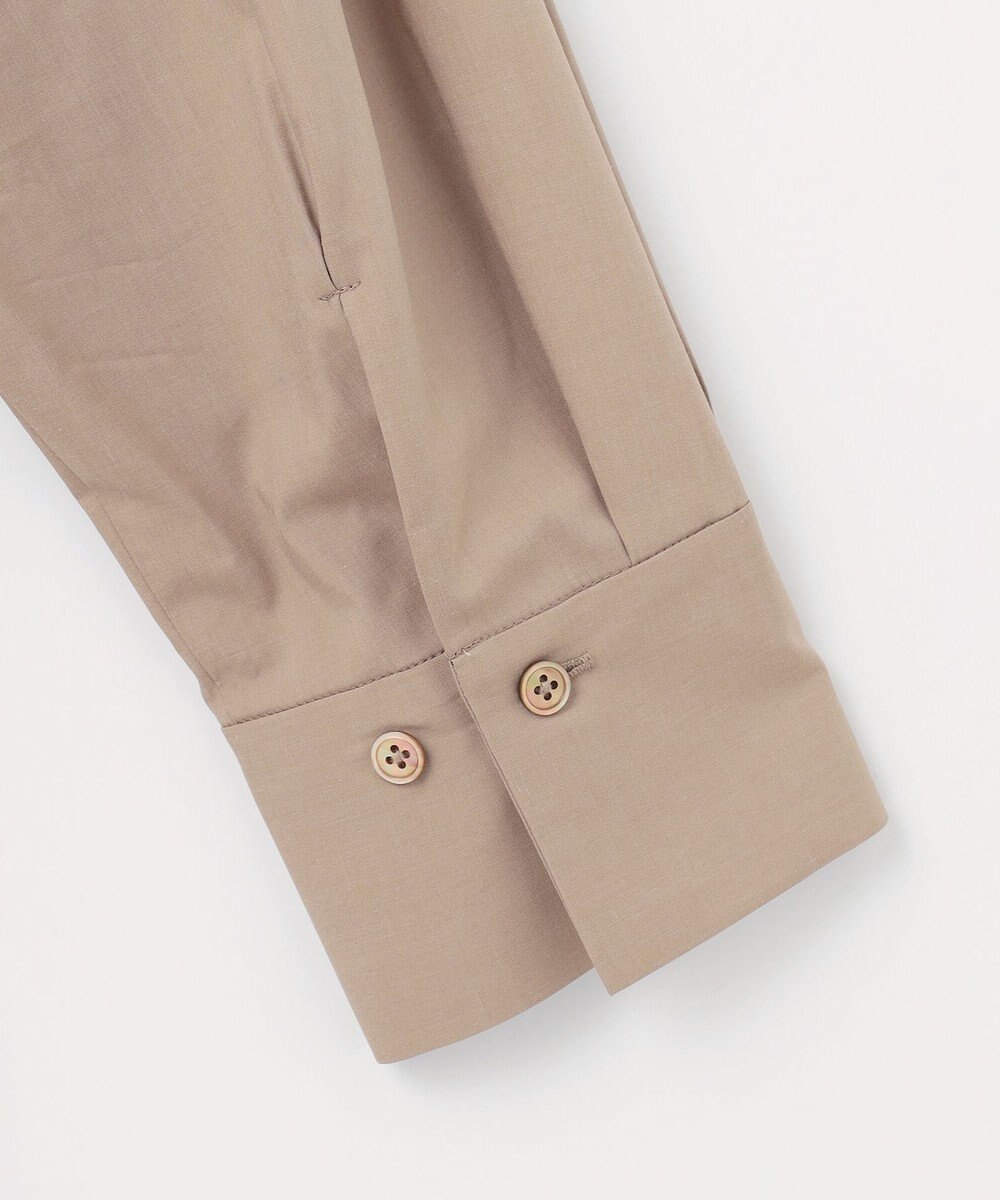 自由区 【洗える】テンセルコットンエンブロイダリーシャツ ブラウス 