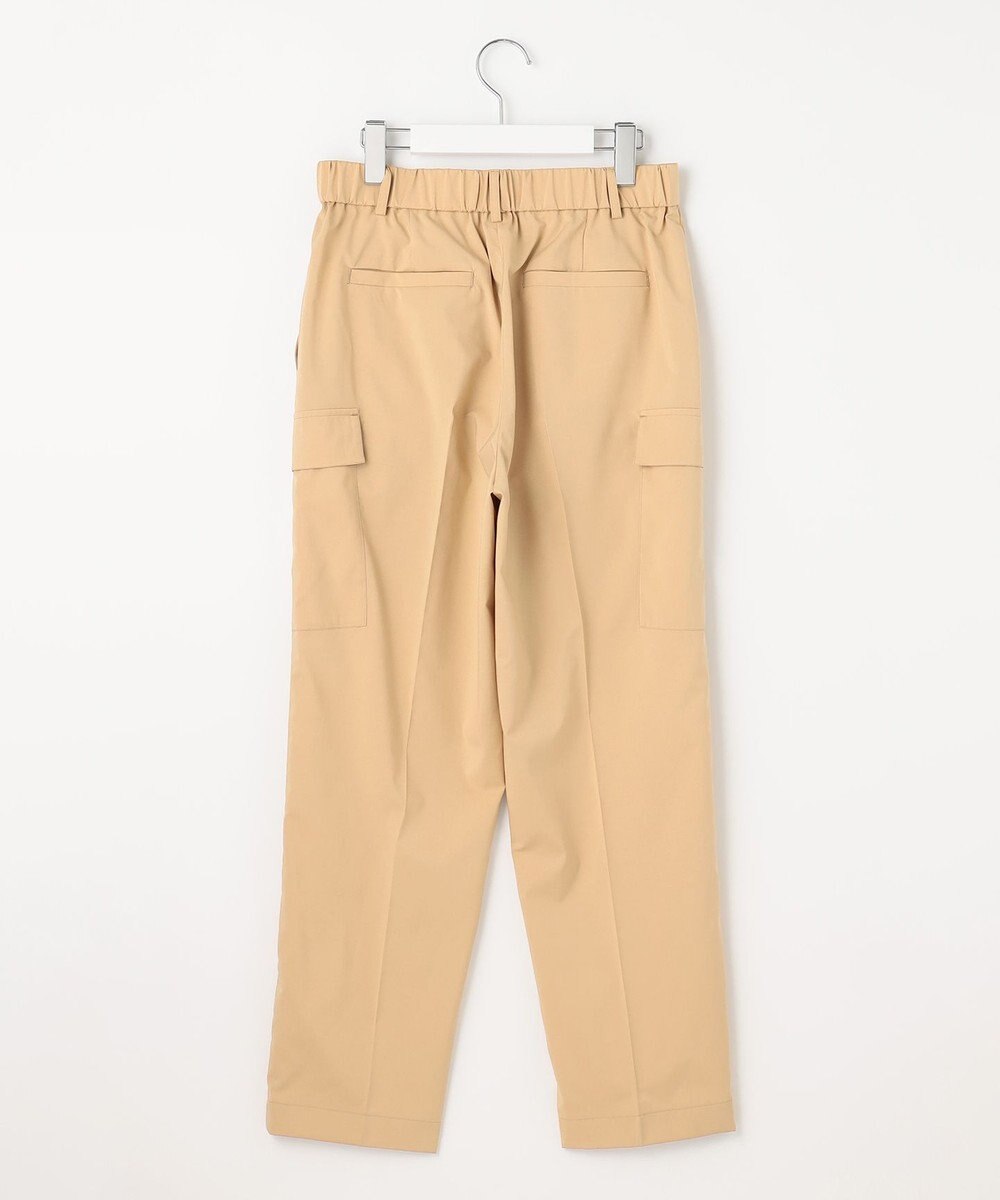 自由区 【洗える】撥水シルキーポプリン カーゴパンツ 