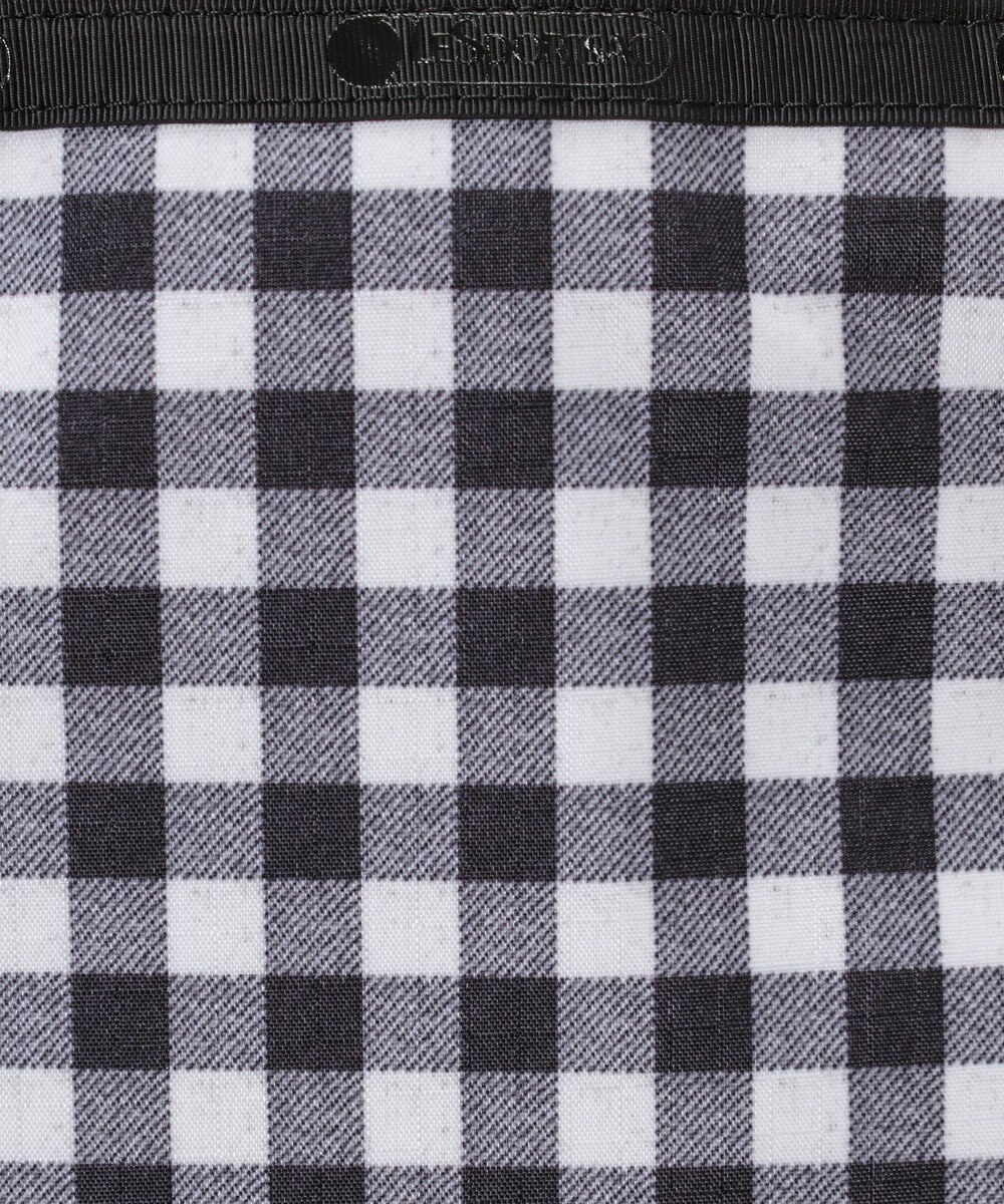 LeSportsac VERTICAL CITY TOTE/アップタウンギンガム/ブラック 