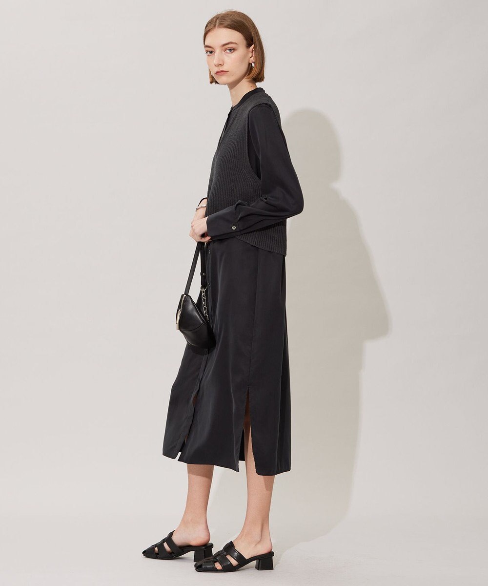 ICB 【洗える】 コットンテープリブベスト 