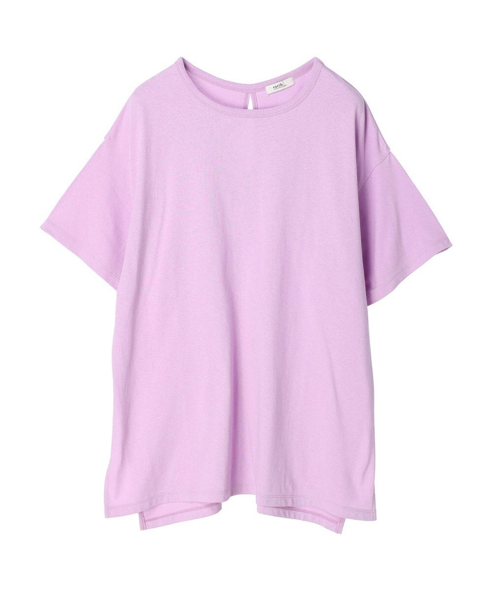 earth music&ecology バックスリットねじりチュニックＴ 