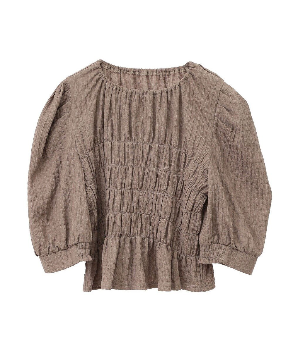 earth music&ecology ポコポコシャーリングトップス 