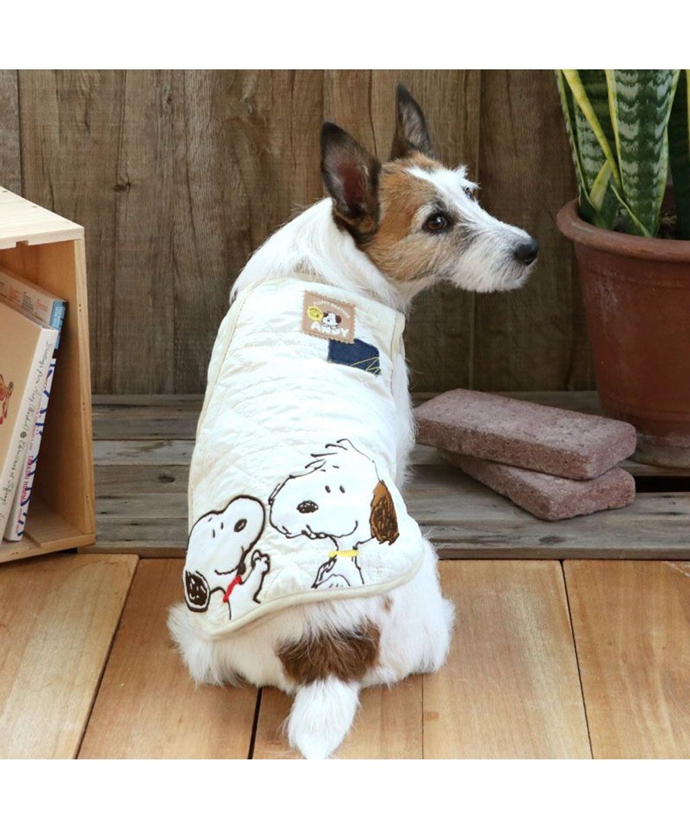 PET PARADISE スヌーピー 背中開き ベスト 《兄弟柄》 小型犬 