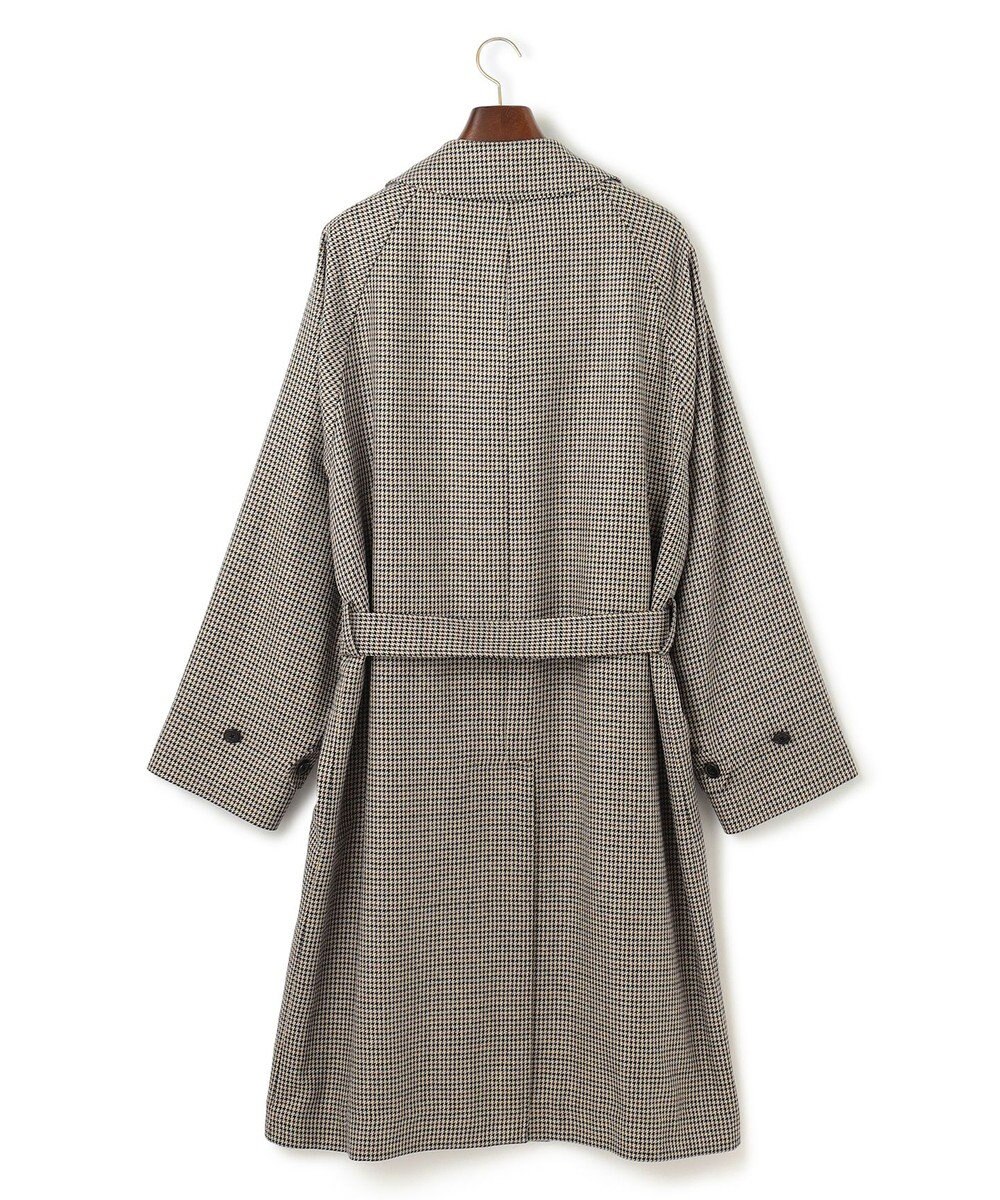 J.PRESS MEN 【J.PRESS ORIGINALS】 SILK TWEED BELTED BALMACAAN COAT / JAPAN MADE 
