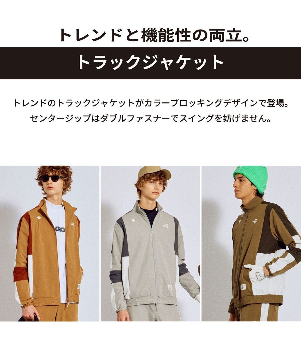 PW CIRCULUS 【ストレッチ素材】【MEN】トラックジャケット ゴルフ 