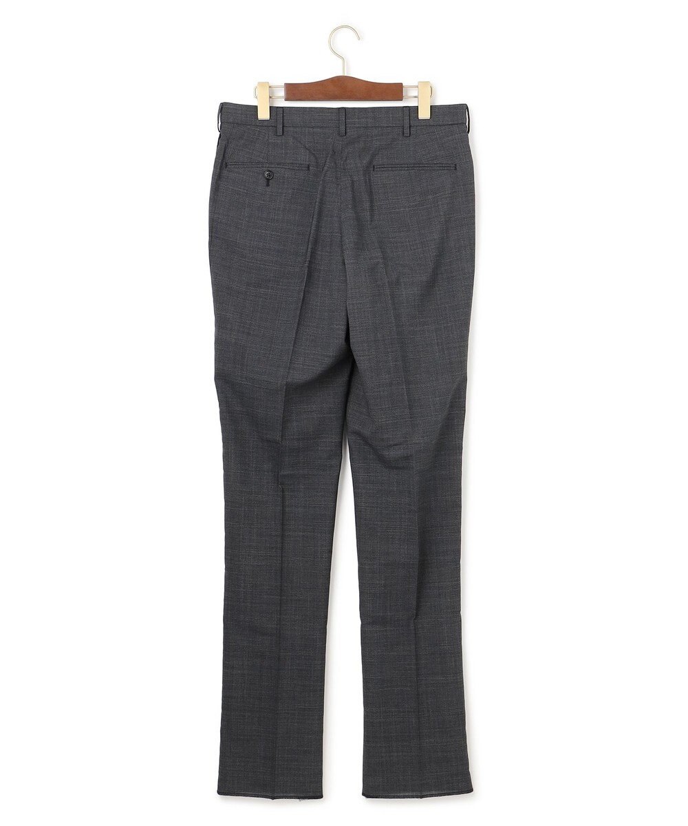 J.PRESS MEN 驚きの軽さ【洗える / 高通気性 / ストレッチ性 / 防シワ】グレナカートチェック スラックス / ノータック 