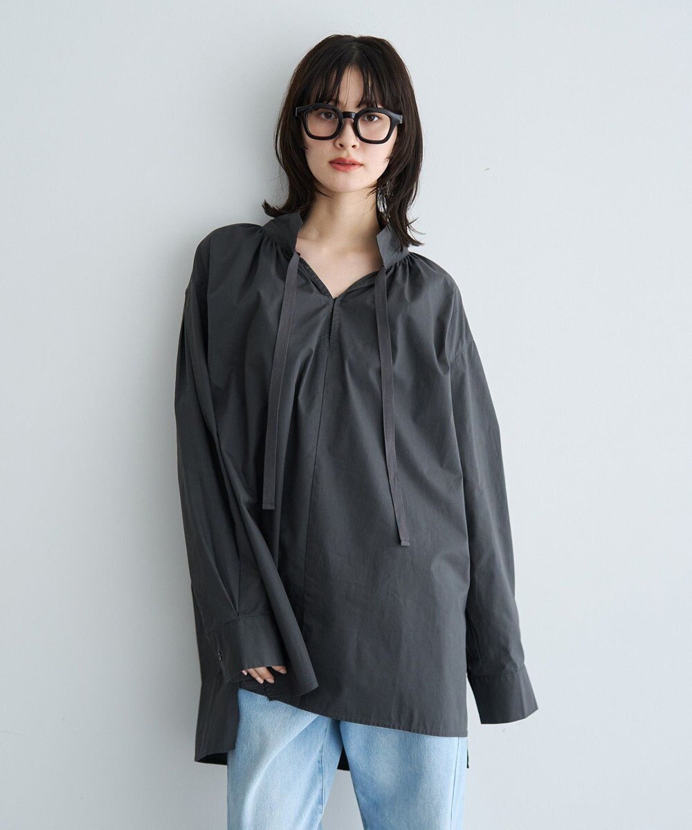 YECCA VECCA タイプライタースキッパーオーバーシャツ 