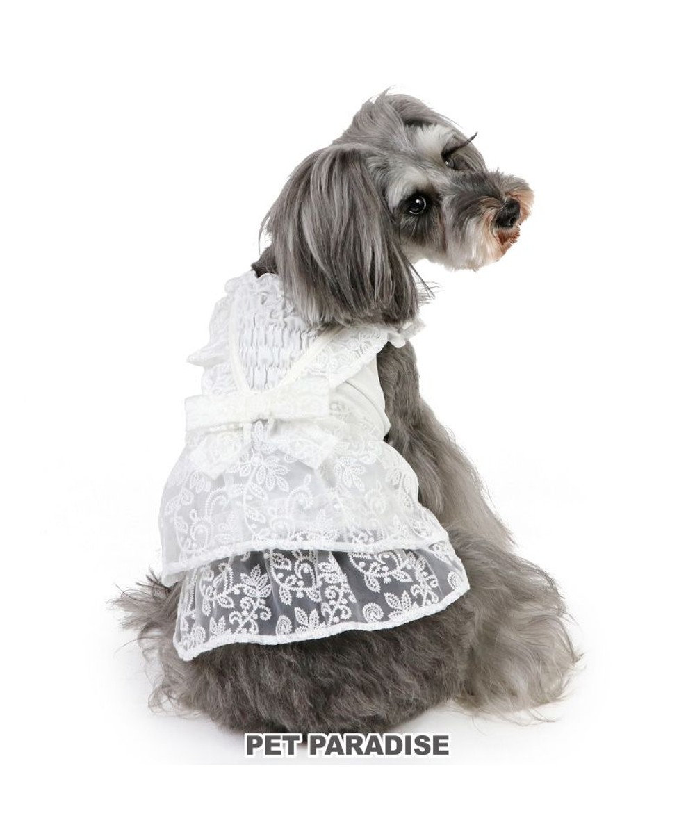 PET PARADISE ペットパラダイス レースワンピース 小型犬 ホワイト