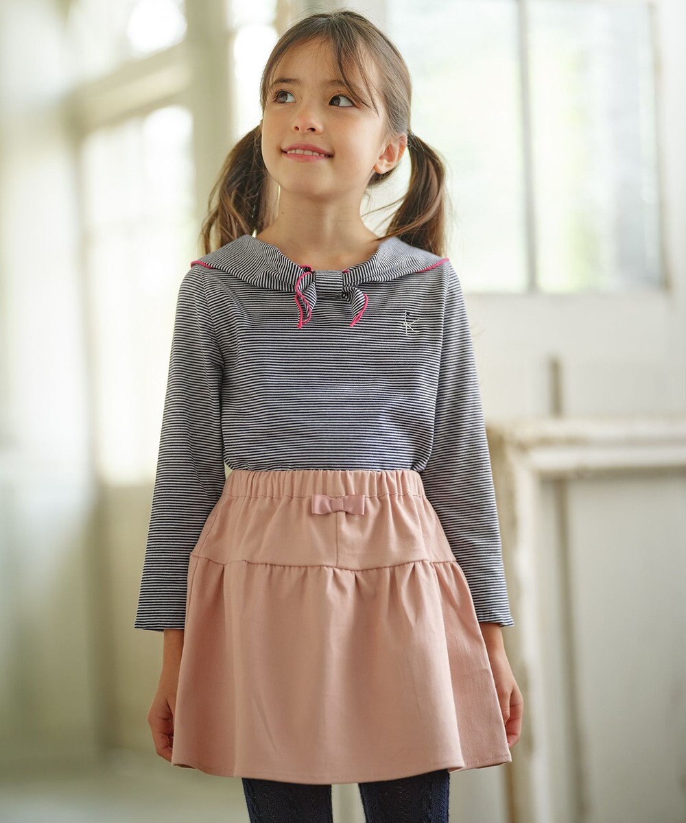 組曲 KIDS 【150-160㎝】フェイクスカート キュロット 