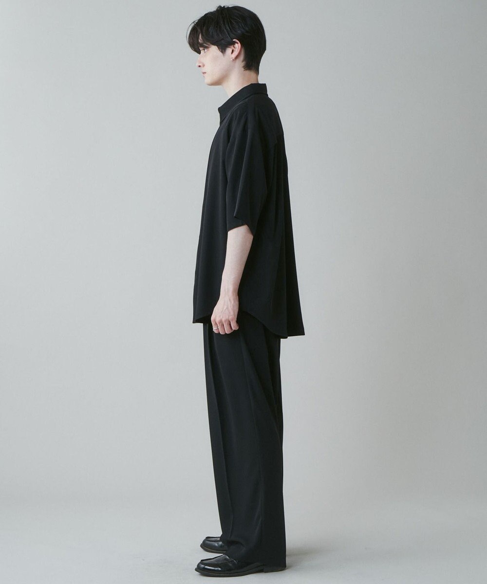 WEGO トロミ　ベルト付きワイドスラックス 