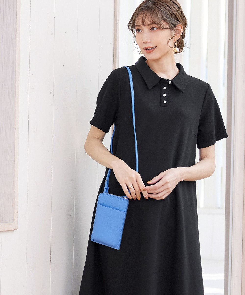 Tiaclasse 【洗える】ポロシャツワンピース 