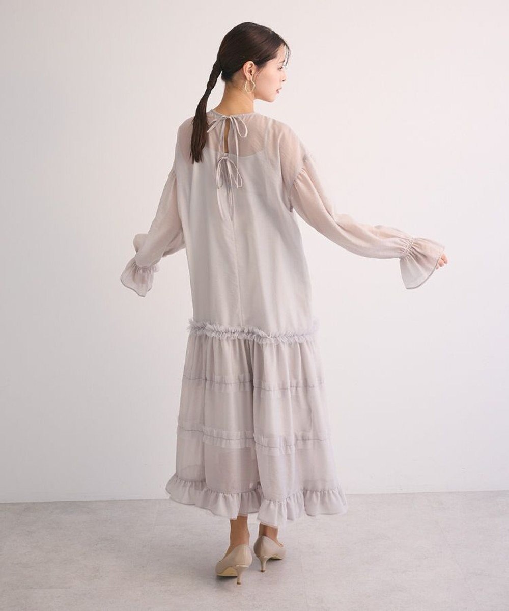 Green Parks ・Ｒａｉｌｍｅオーガンジーワンピース（インナーＯＰ 