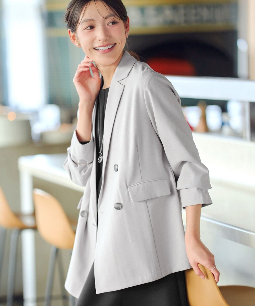 Tiaclasse L リラクシーダブルジャケット 