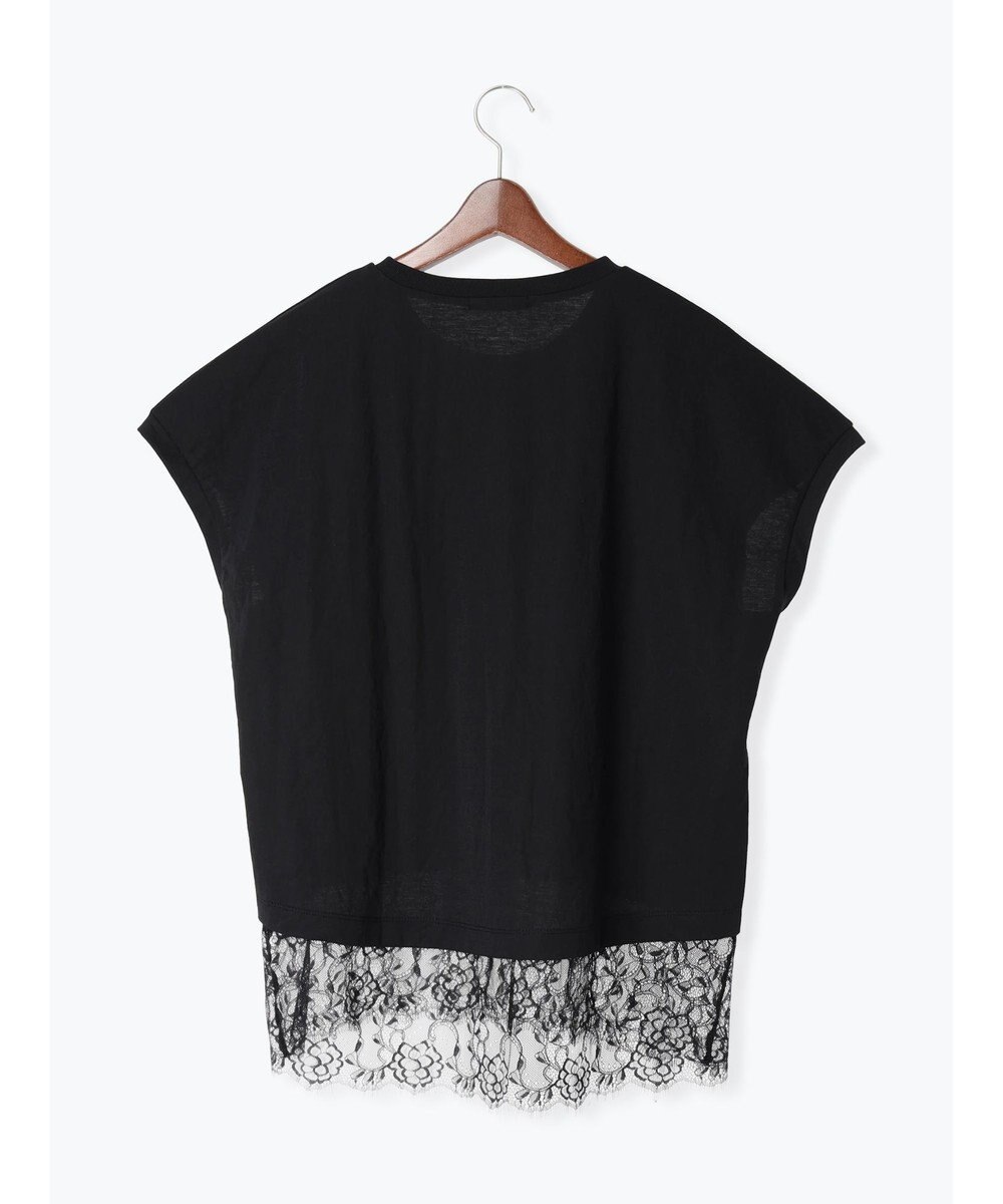 Te chichi 【接触冷感/マシンウォッシャブル】レースヘムTシャツ《2026 SUMMER LOOK item》 