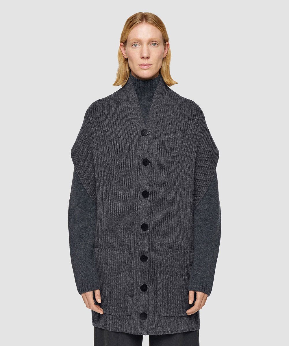 JOSEPH ニューカーディガンステッチボタンスカーフ 