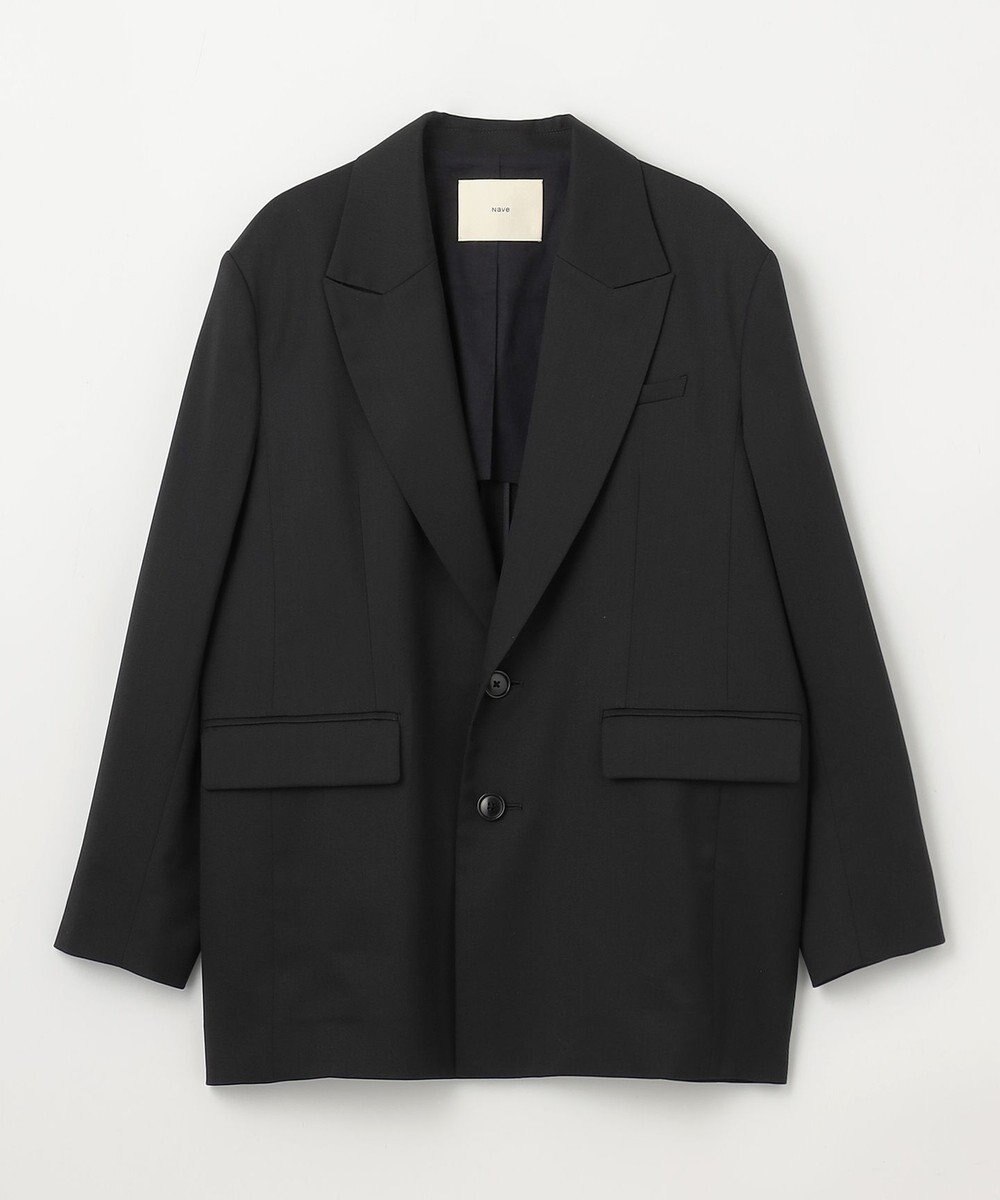 NAVE 【Nave・セットアップ可】ウールポリエステルツイルジャケット 