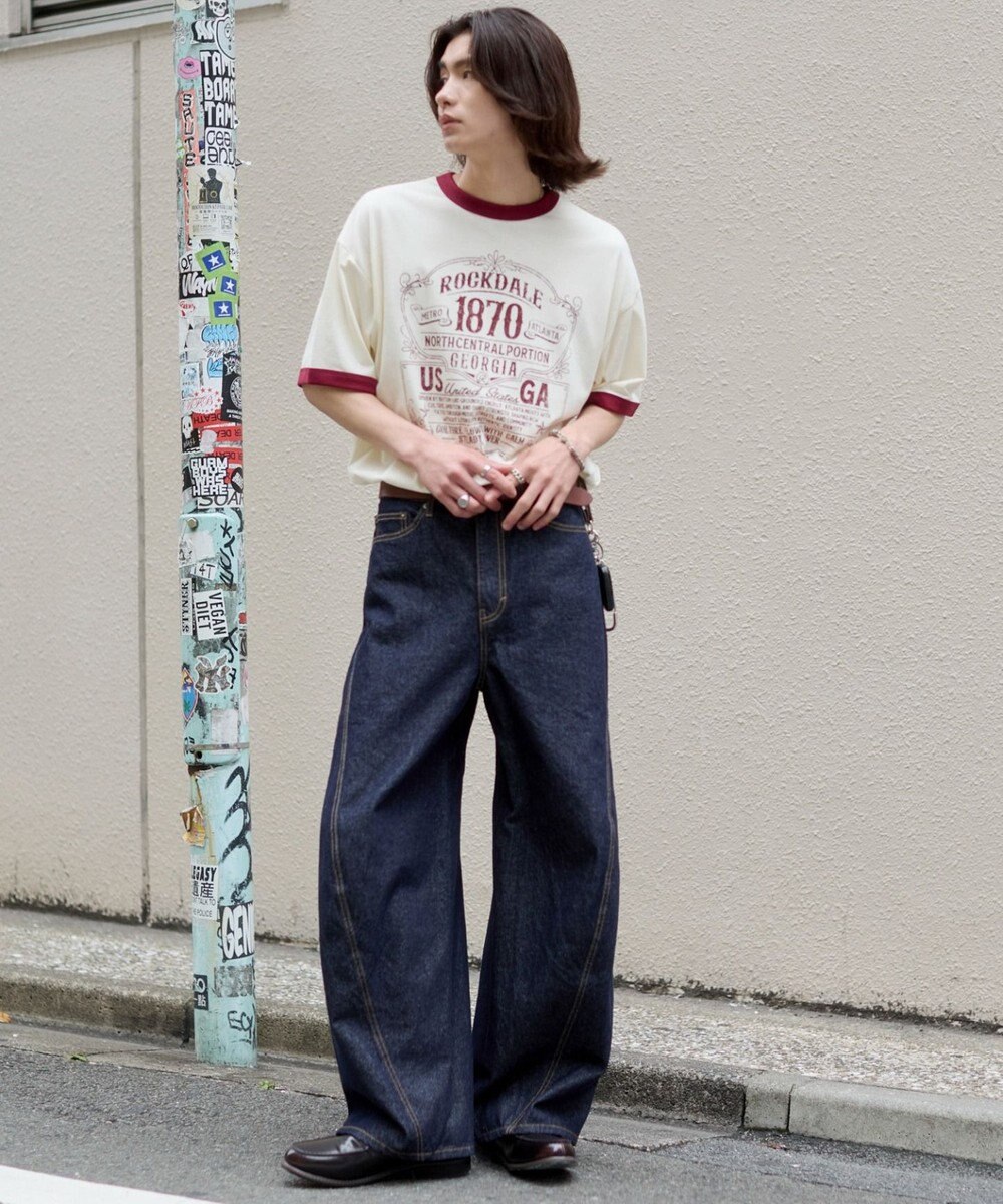WEGO 【ユニセックス着用ITEM】グラフィックネップT（SS） 