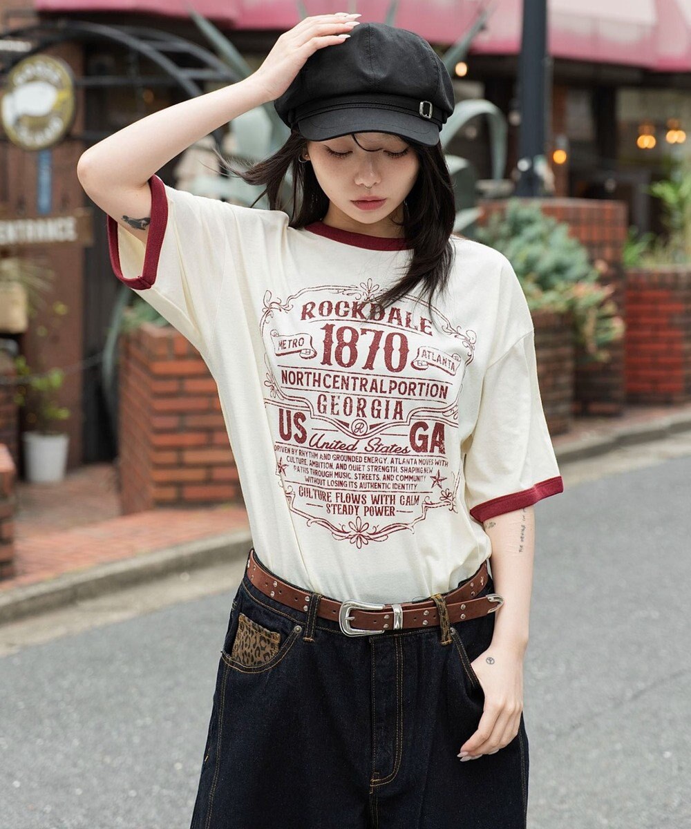 WEGO 【ユニセックス着用ITEM】グラフィックネップT（SS） 