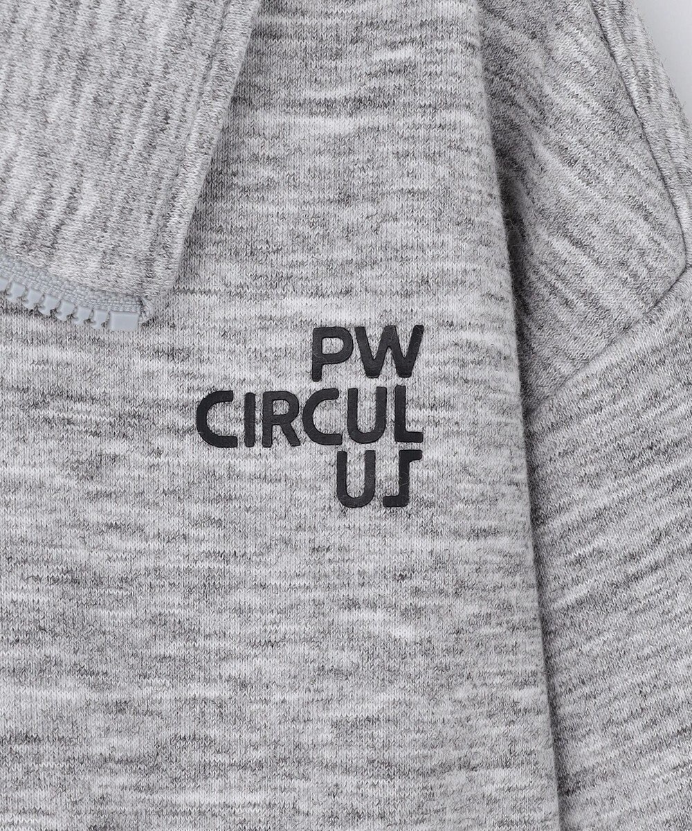 PW CIRCULUS 【WOMEN】ハーフジップ 裏毛スウェットトップス ゴルフウェア レディース 