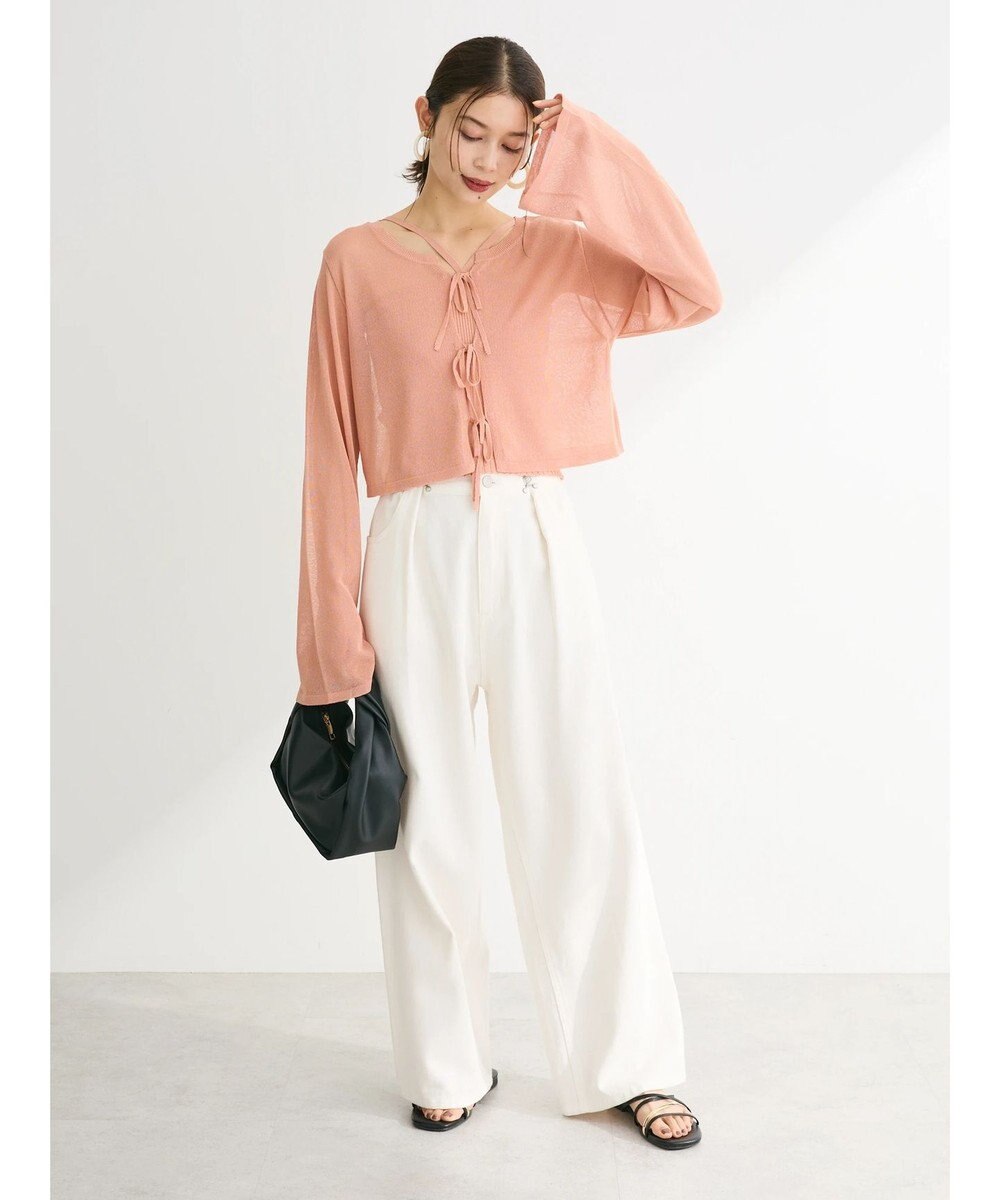 Green Parks ・swing by SET2点ニットカーデ&ニットキャミ 