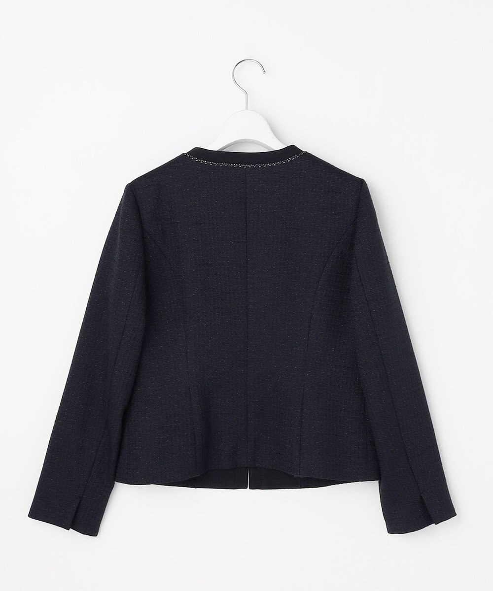 ANY SIS リップルボーダーストレッチ ジャケット 