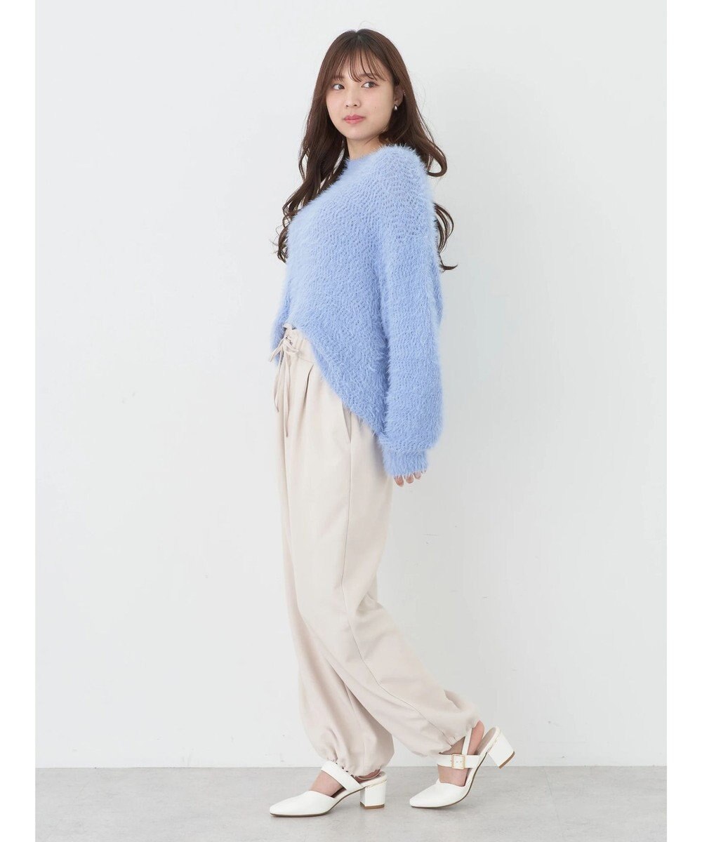 earth music&ecology 裾ドロストパラシュートパンツ 