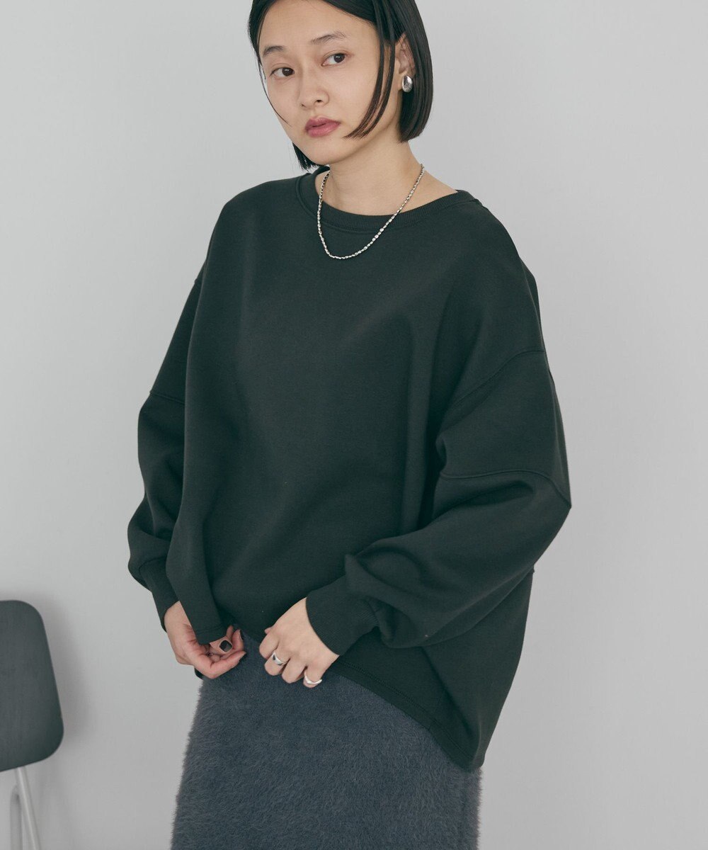 AMERICAN HOLIC 【WEB限定】袖タックコクーンポンチプルオーバー 