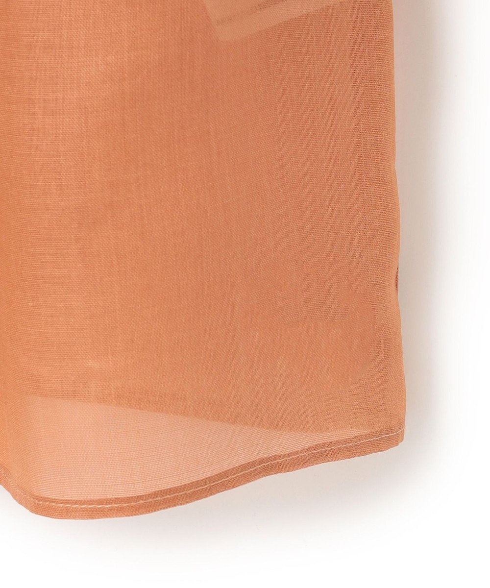 23区 L 【洗える】ソフトシアーフィルム ギャザー ブラウス 