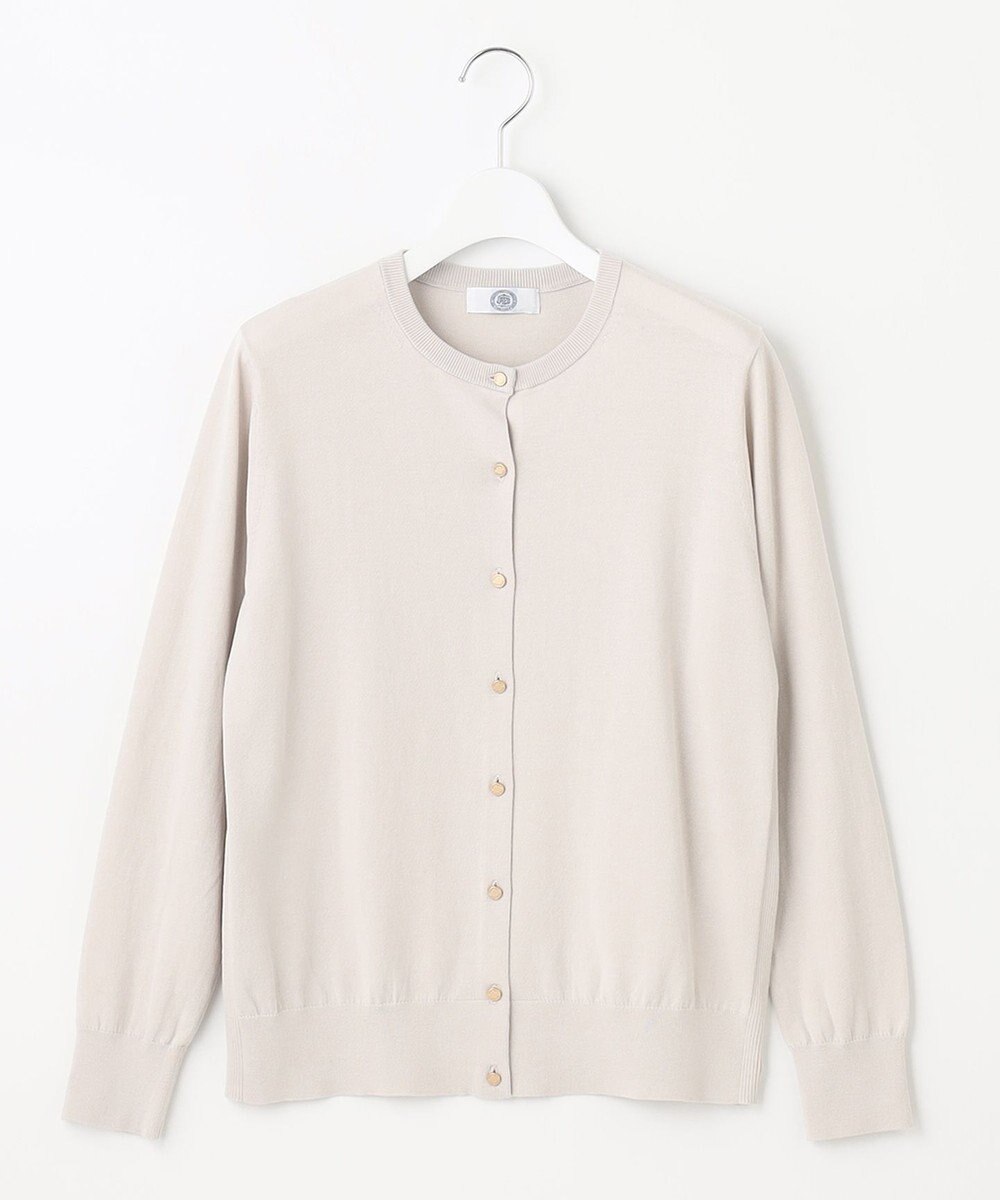 J.PRESS LADIES S 【洗える】 BASIC HI-COTTON カーディガン 