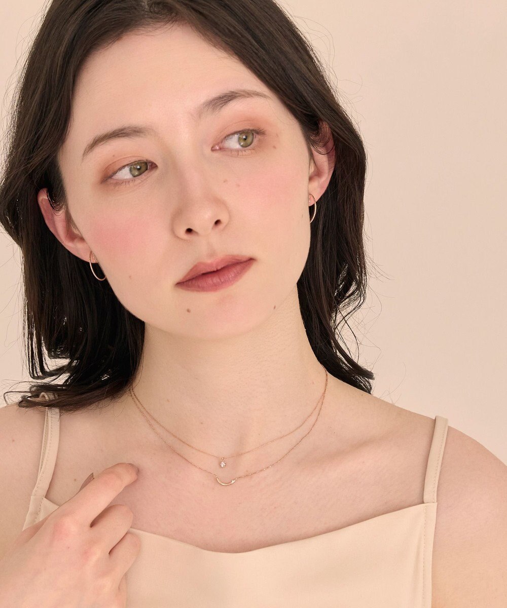 Phoebe 〈金属アレルギー対応〉スターリービジューネックレス 一粒石/定番 